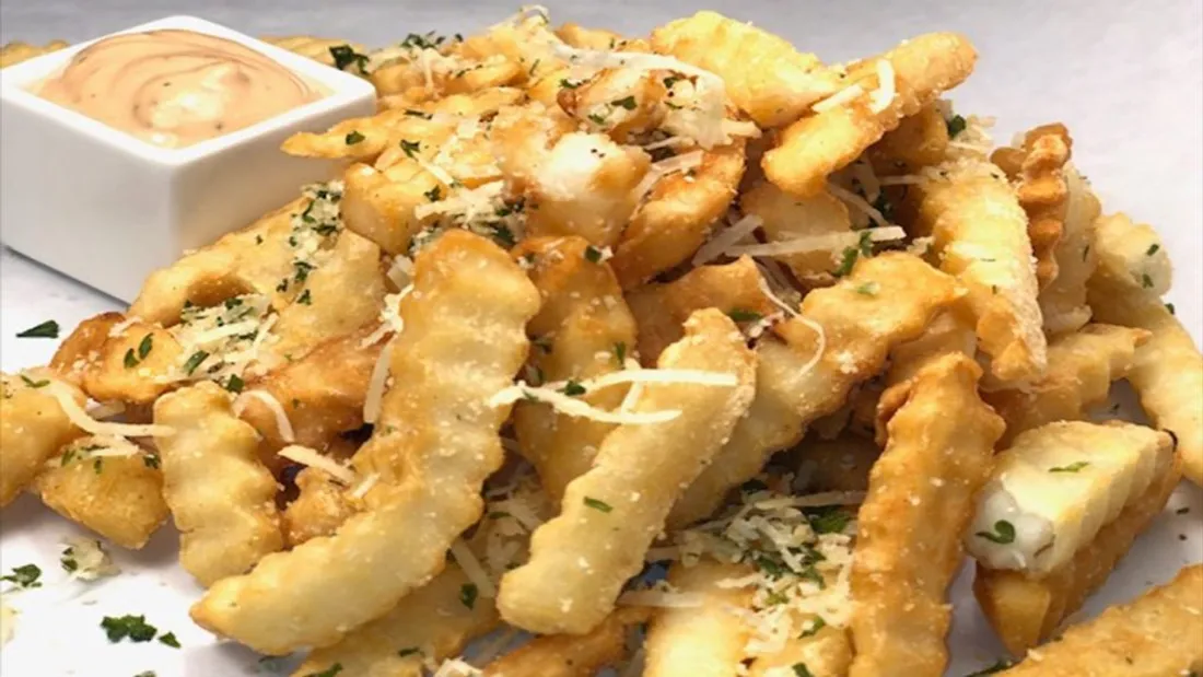 Main Event's award-winning garlic fries at the Alaska State Fair